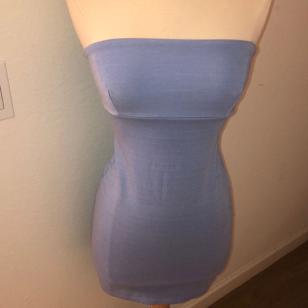 Blue UO Strapless Bodycon Dress | Women’s XS